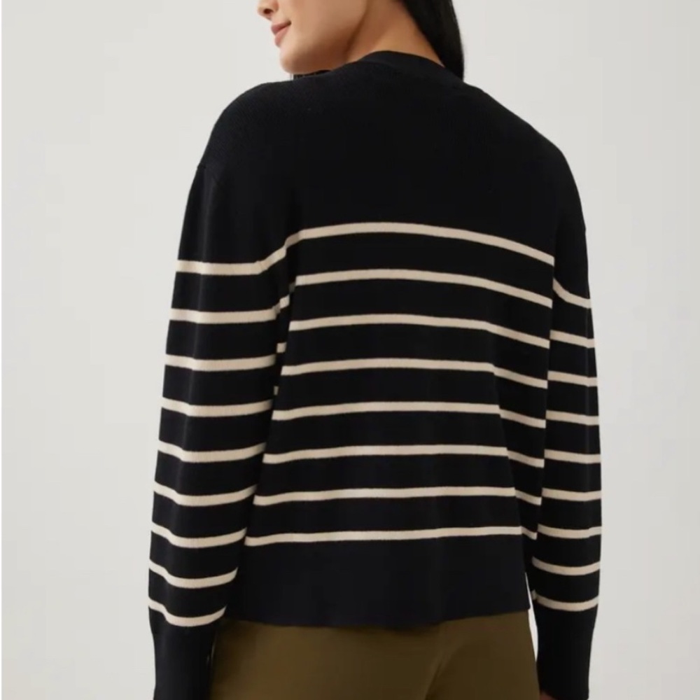 NWT LOVE BONITO Sasha Striped Knit Cardigan Size 6 or Medium/ Large - Picture 2 of 7